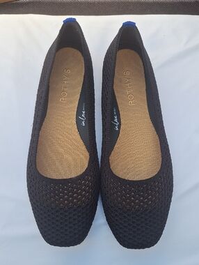 Rothy's  THE MAX SQUARE Black Mesh